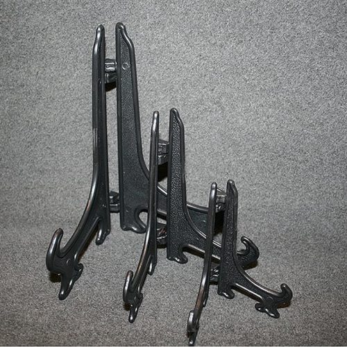 Black Plastic Display Plate Stand for Bowl's, Picture Frame's, Photo's.