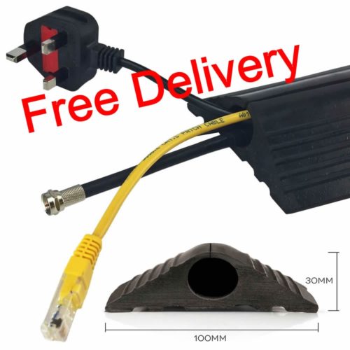 Three Metre of Heavy Duty Rubber Cable Trunking