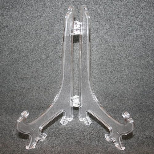 Large Clear Plastic Display Plate Stand for Bowl's, Picture Frame's, Photo's.