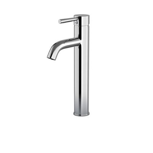 Monobloc Pillar Bathroom Mixer Tap with Long Spout